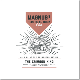 Magnus's Heretical Book Club (Red/Black) Posters and Art